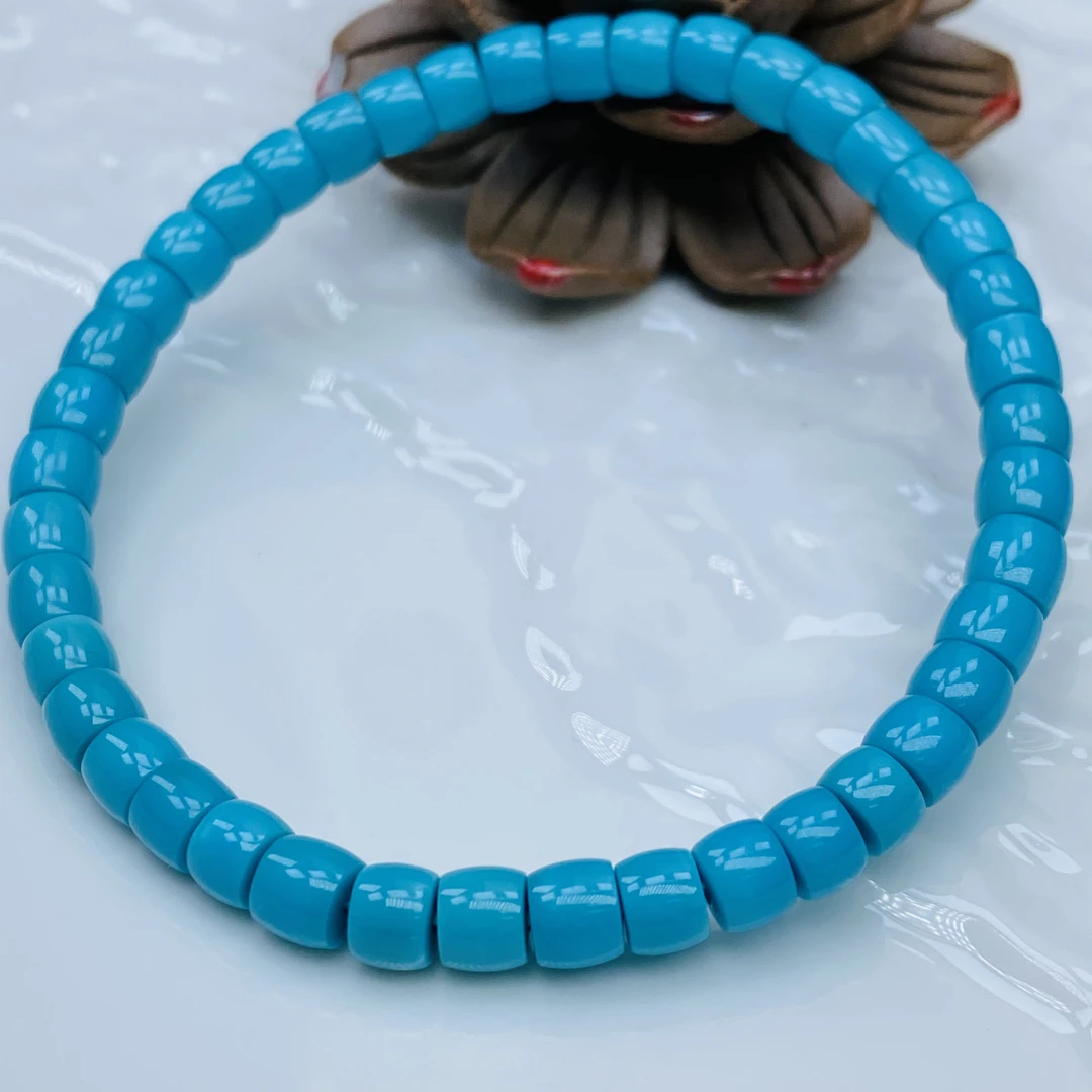 【珺笙珠宝】绿松石直切手串S5000210052041