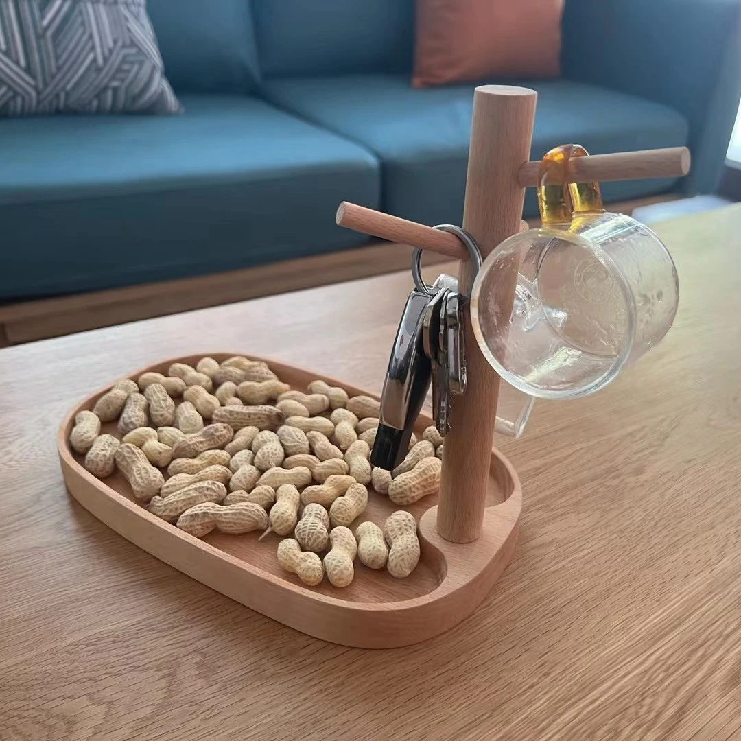 德国进口榉木多用架  果盘钥匙架杯架多用