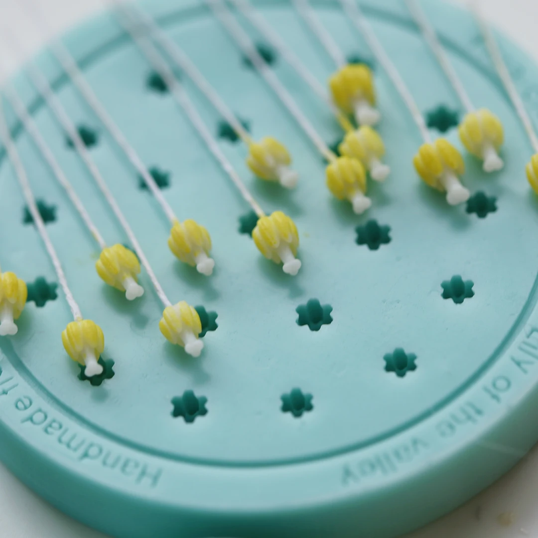 铃兰花心  正比 微缩 花花儿手作粘土花