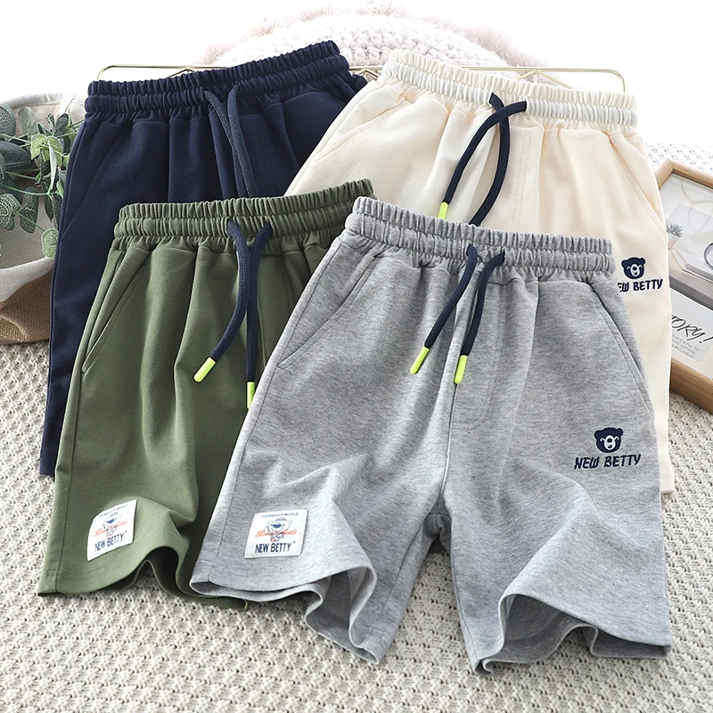 NEW BETTY儿童网眼短裤夏季潮流薄款中大童宽松洋气韩版沙滩裤841