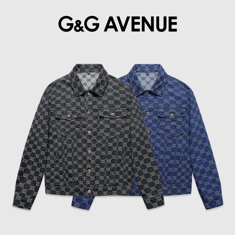 法国G&GAVENUE 时尚百搭潮流高级牛仔夹克男女同款-GJ23231009
