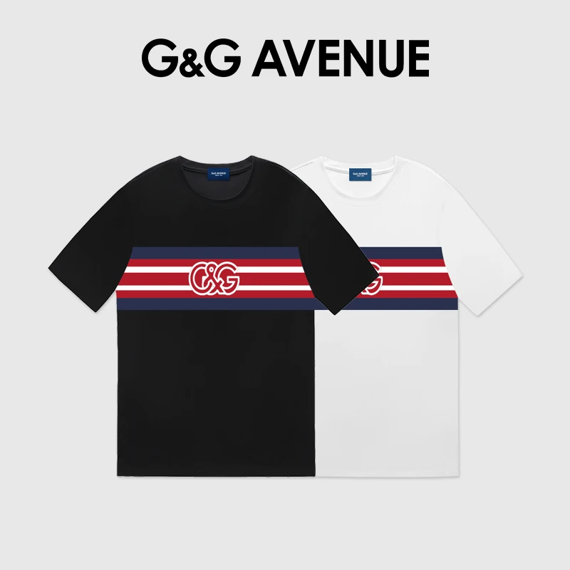 法国G&G AVENUE轻奢潮牌休闲T恤男女同款-GT22124013
