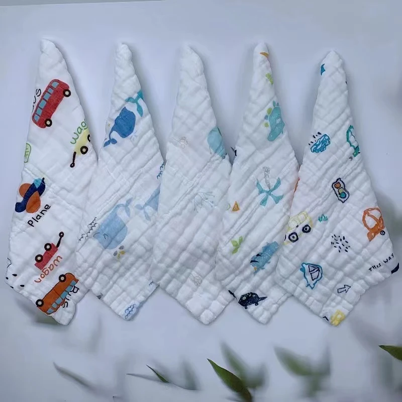 泡泡棉纱口水巾（两条装）