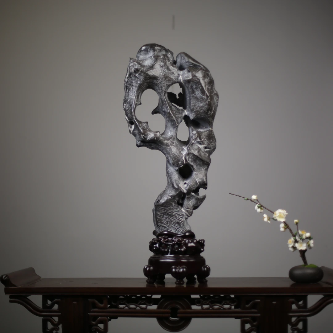 太湖石老藏《一品清供》90X36