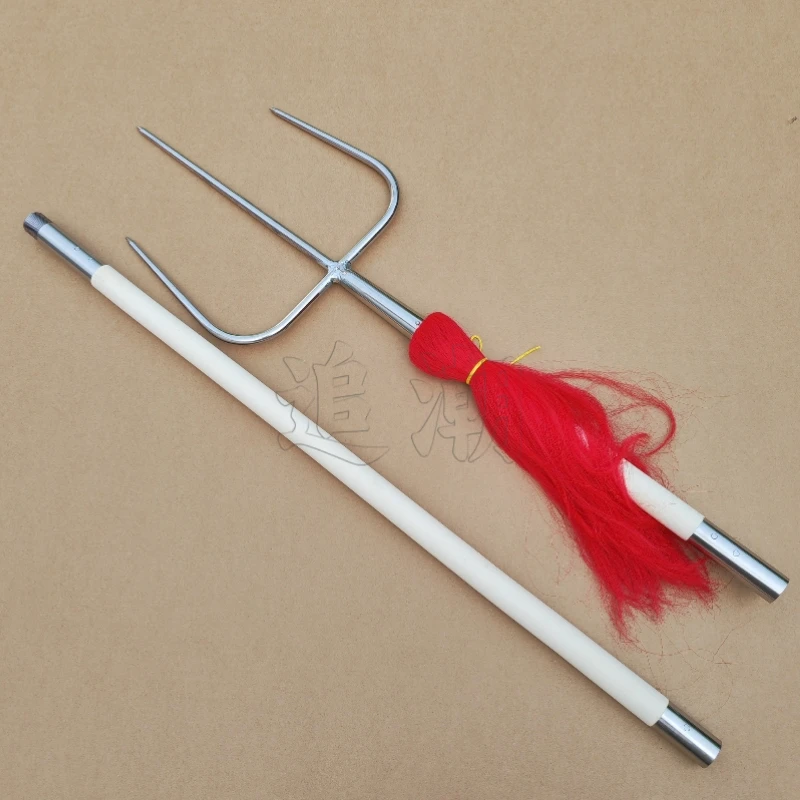 武术器械南方大扒武术三叉牛头叉未开刃