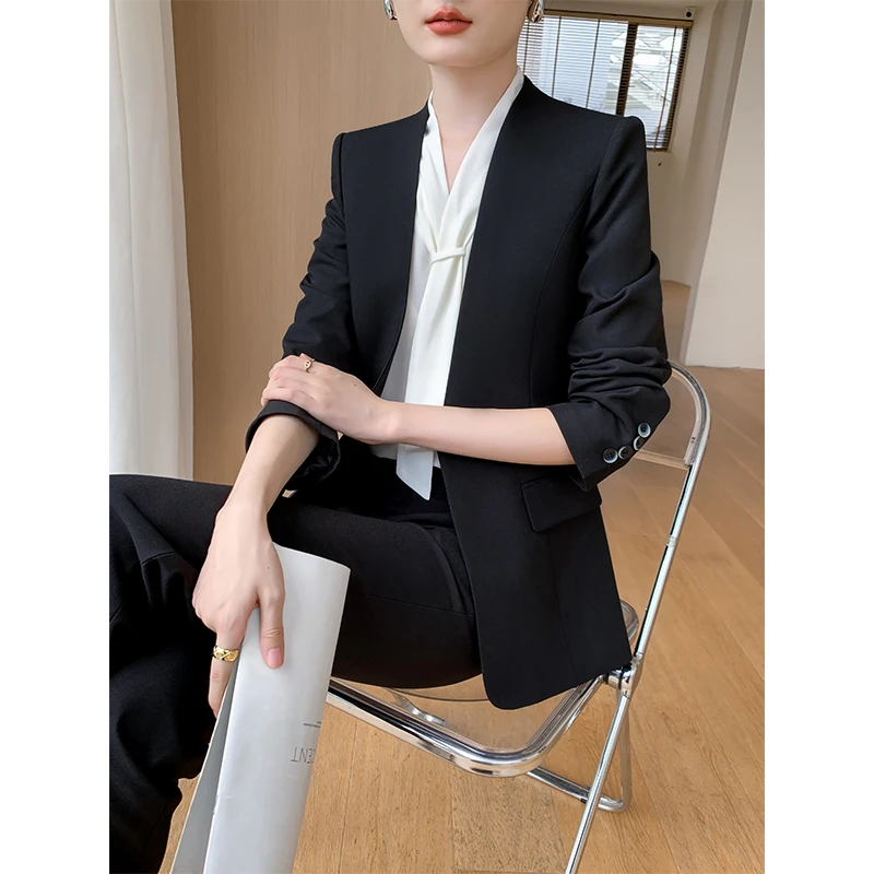 高端西装套装女2024新款高级感职业休闲女神范工作服秋冬正装西服