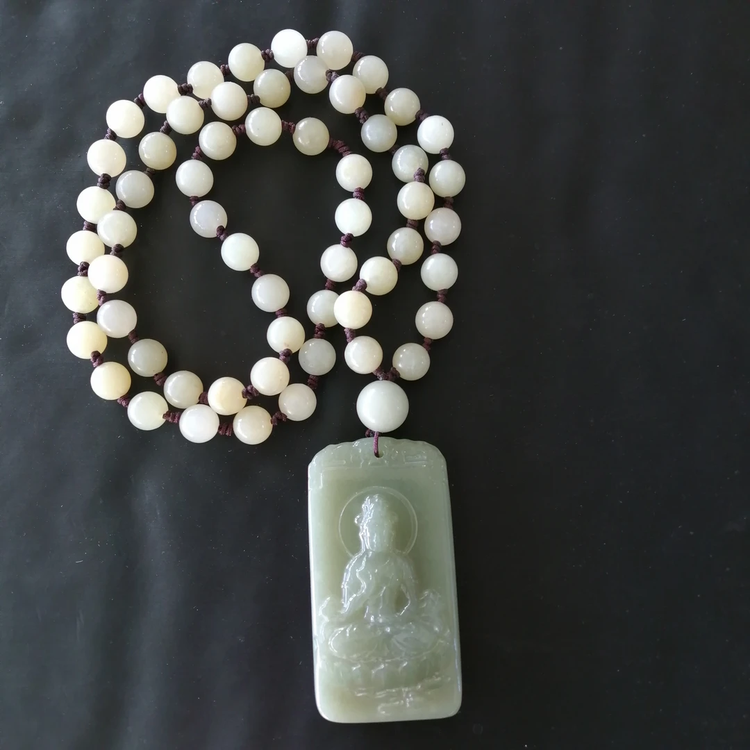 和田玉男女士吊坠9795