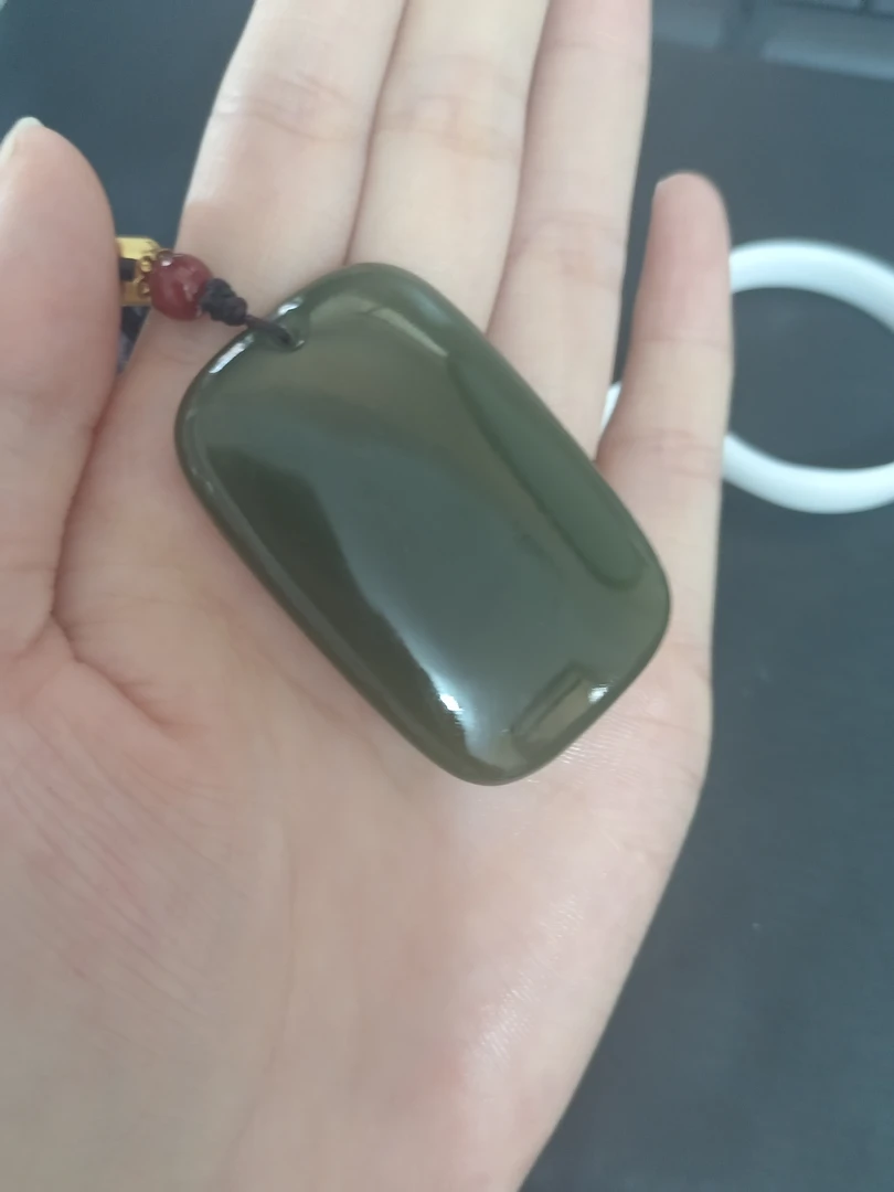 和田玉无事牌8129