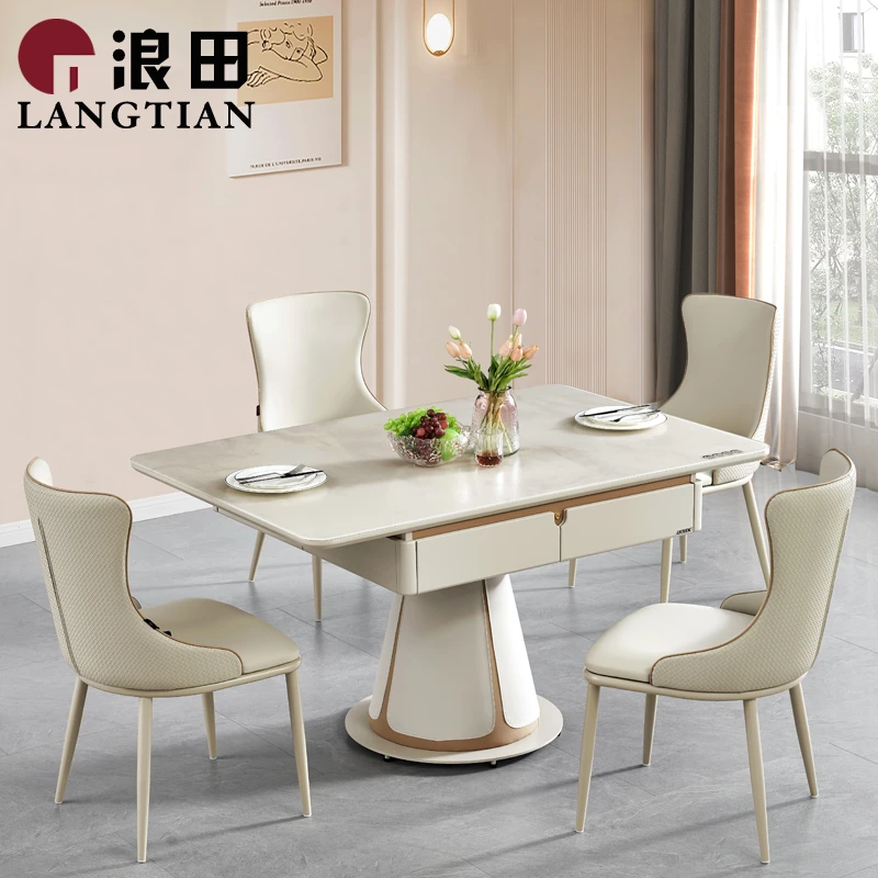 浪田麻将机全自动家用实木麻将桌餐桌两用一体多功能长方形饭桌子