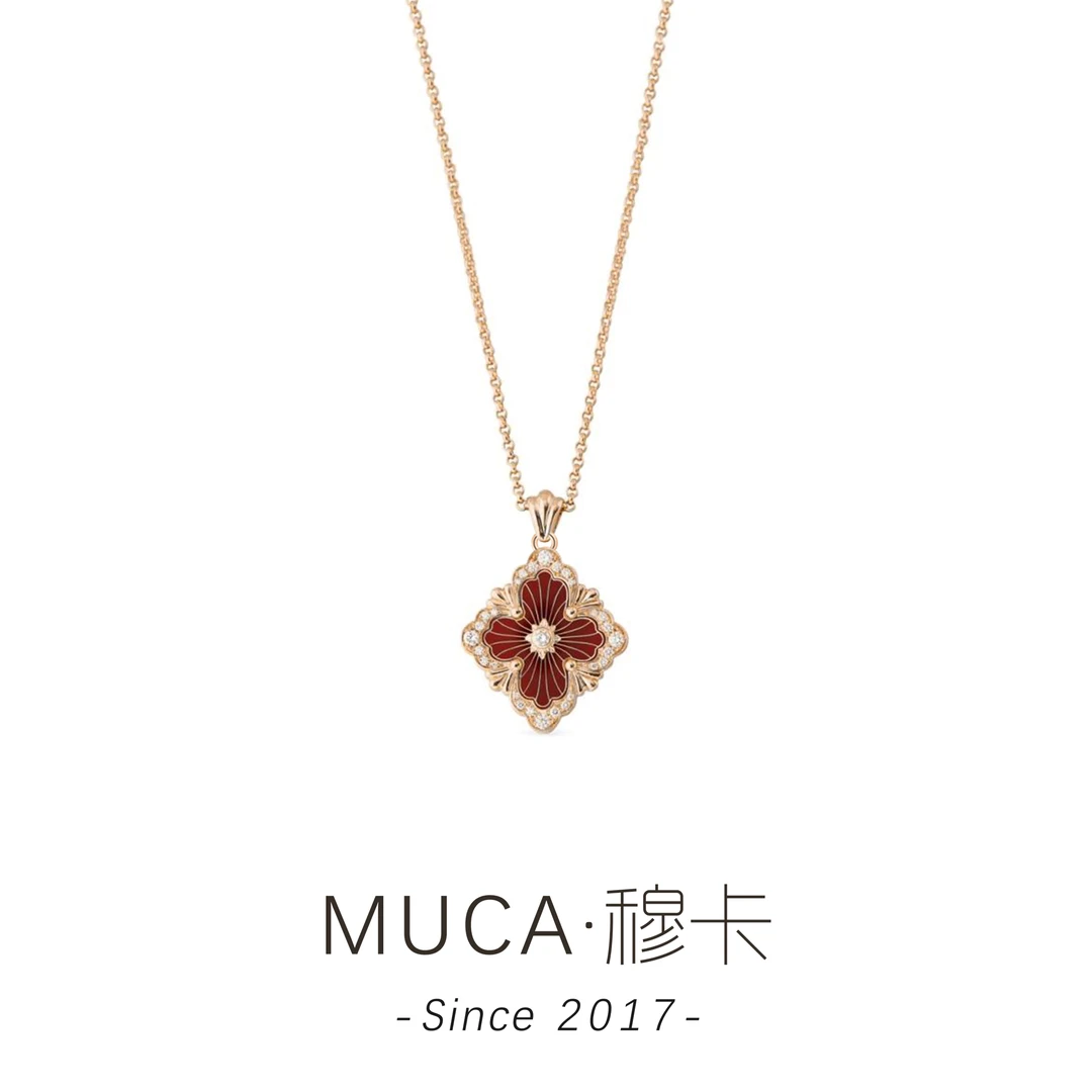 铜合金项链 红色布布时尚百搭经典项链X458