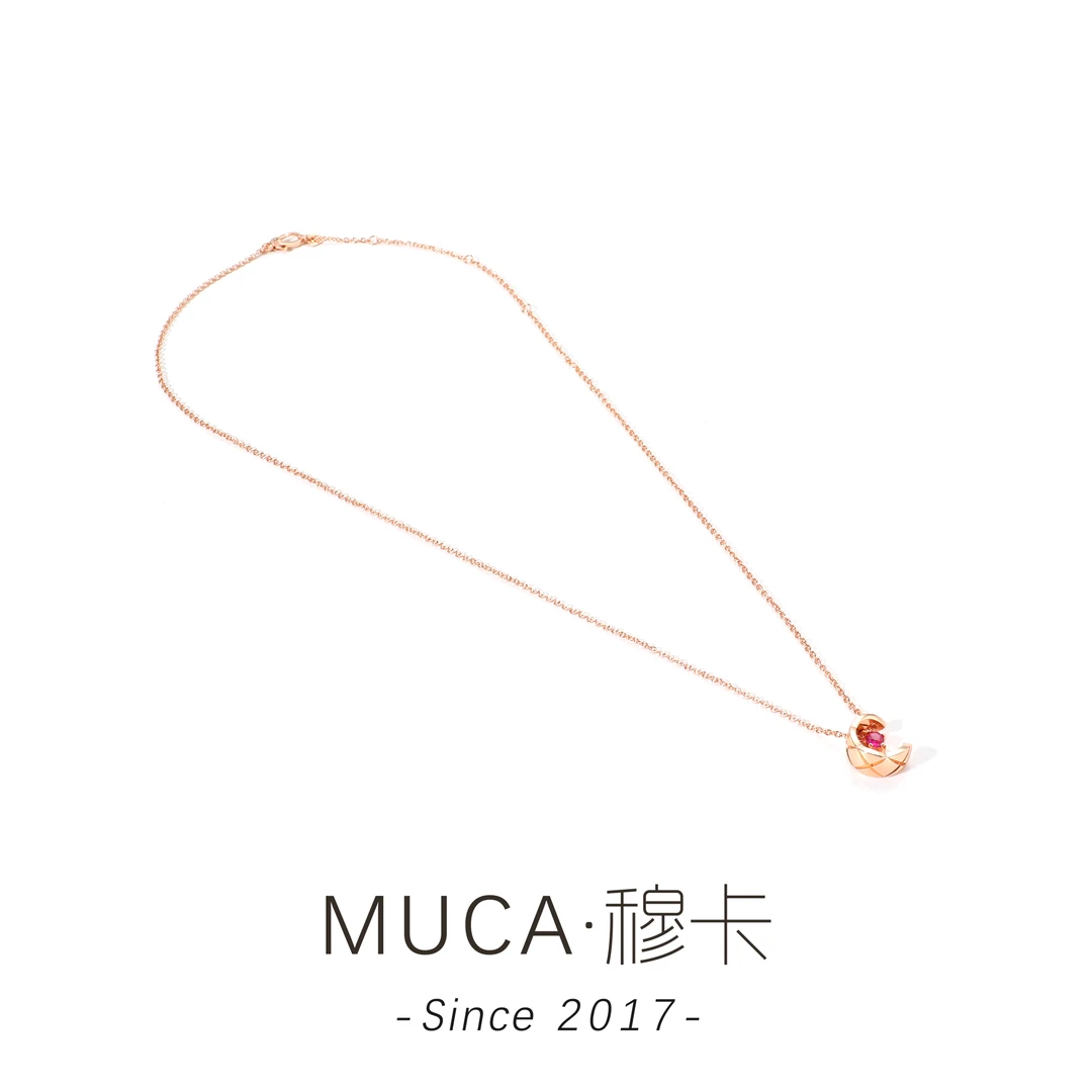 铜合金项链 经典水冰月简约百搭时尚项链J956