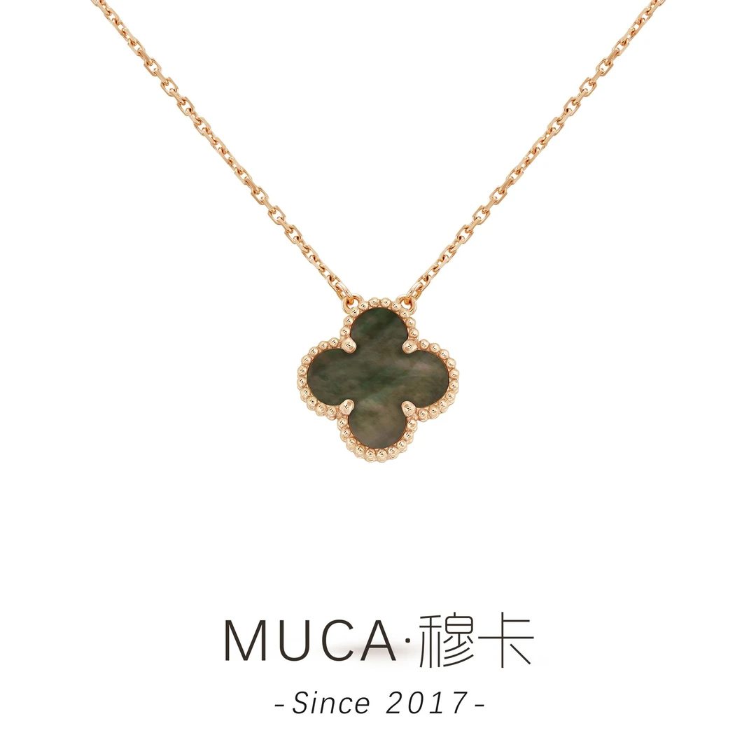 铜合金项链 灰花时尚百搭经典项链X372