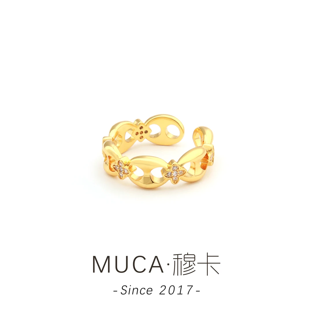 铜合金合成锆石戒指 时尚经典百搭女戒指J931