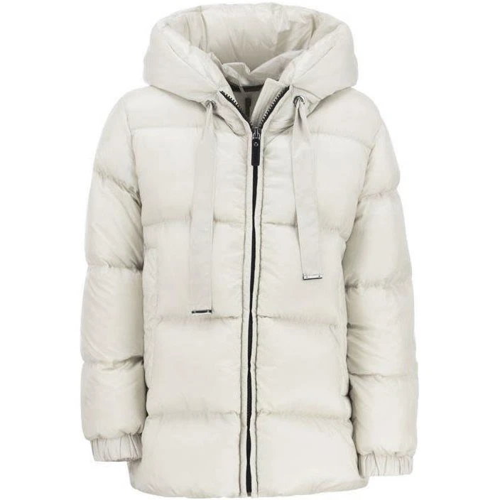 全新未使用  奢邦/Smaxmara/SEIA连帽拉链常规宽松长袖羽绒服