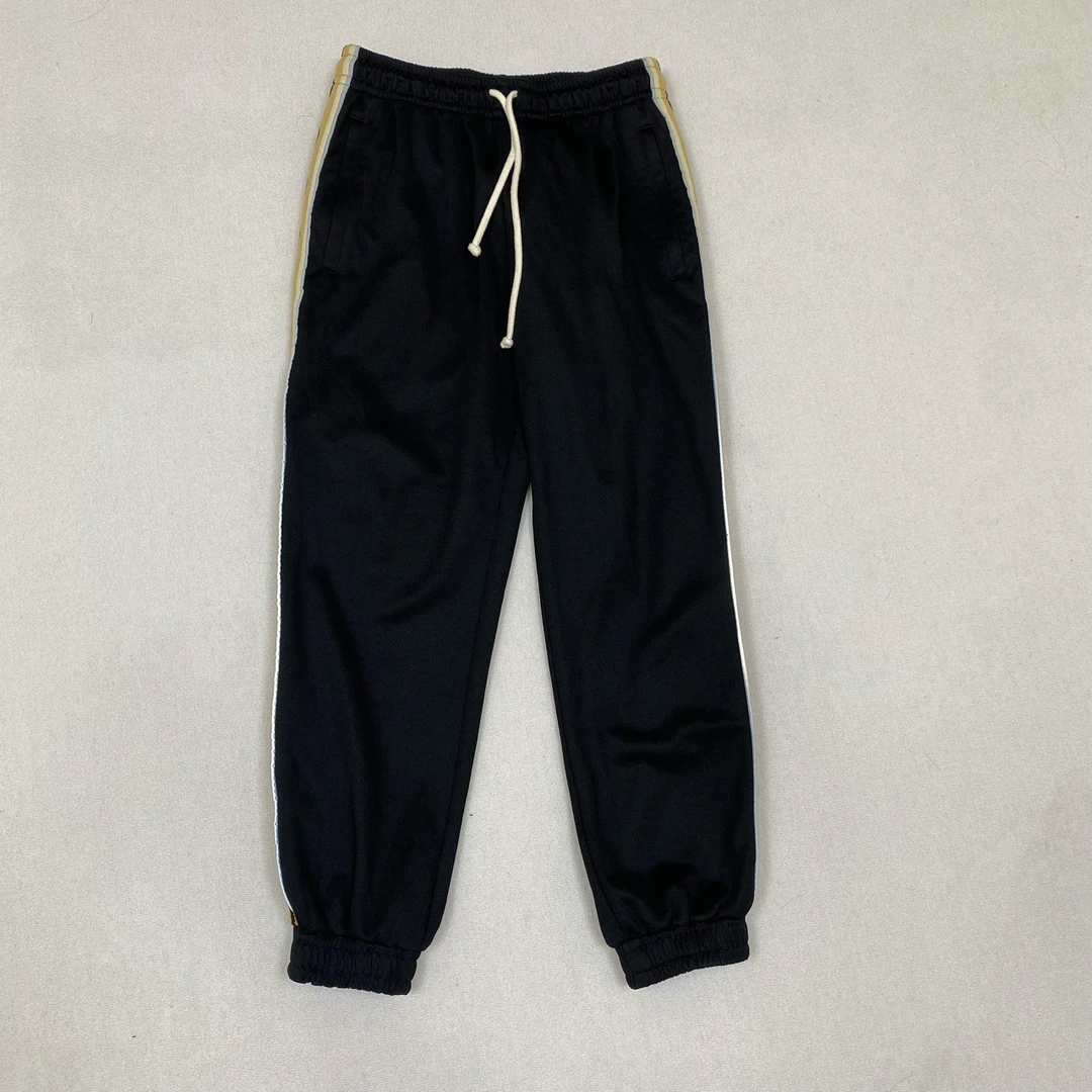 Gucci 古驰/双G logo串标束脚针织运动裤/尺码XS/全新带原吊/5387