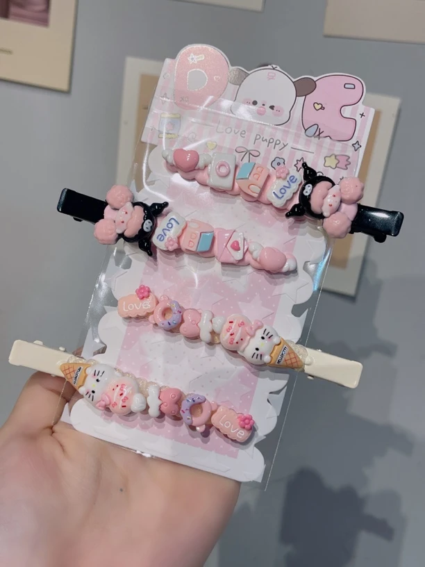 「5」奶油胶发夹单拍链接