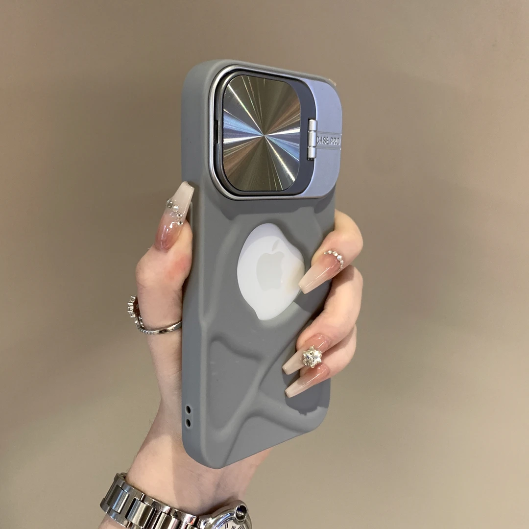 护盖磁吸漏标支架适用iPhone15手机壳苹果14promax高级13肤感12软