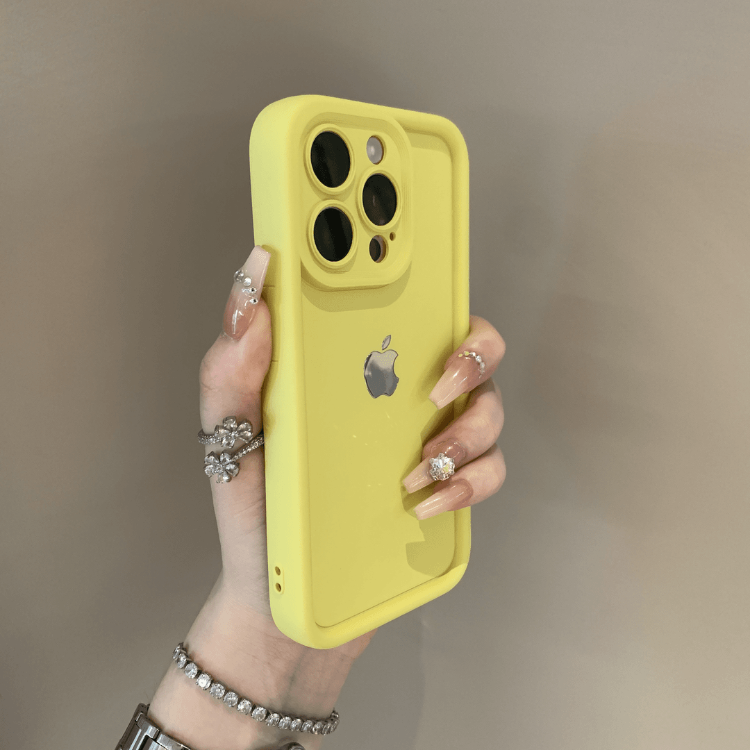 撞色马卡龙纯色适用苹果15手机壳iPhone14ProMax新款13pro磨砂11