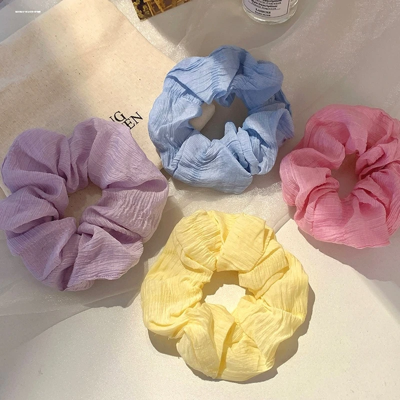 元气多巴胺少女简约大肠圈可爱百搭甜美头饰清新头绳蝴蝶大肠发圈