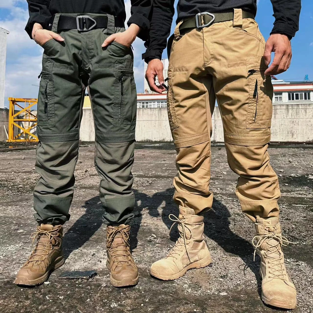 硬汉特工新品战术版 战术裤男户外特勤裤多袋裤教官服春秋工装裤