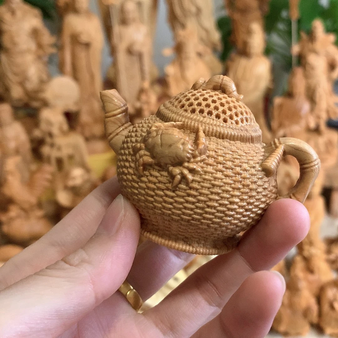 【闪购商品】柏木（崖柏）把把壶