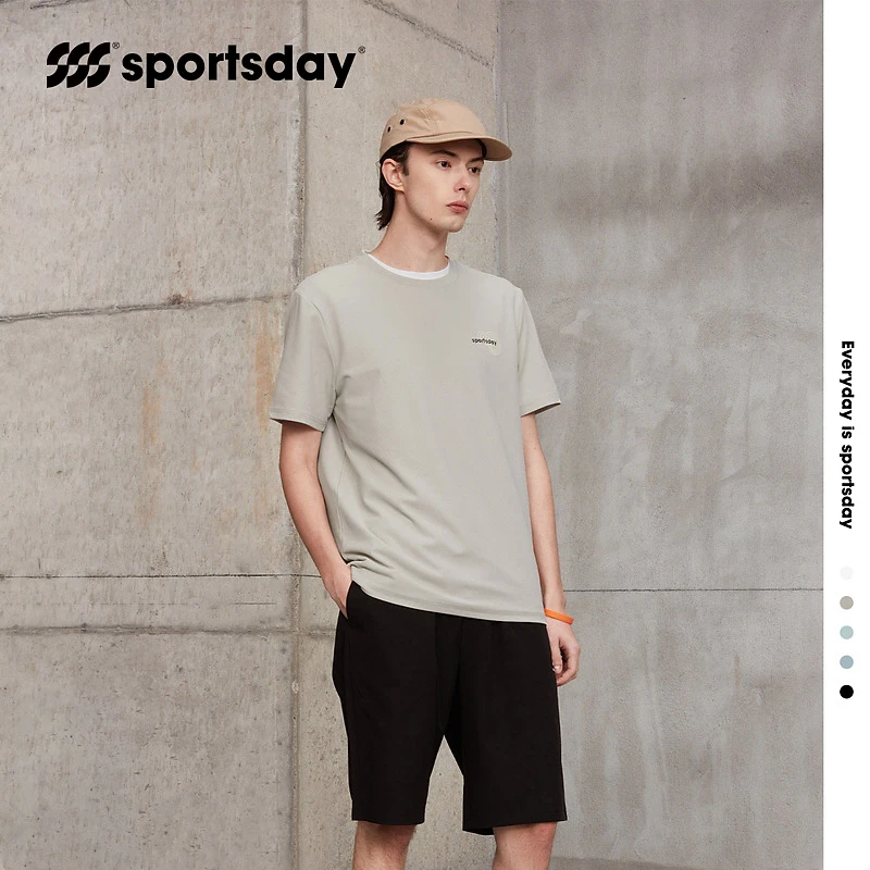 【户外生活】SPORTSDAY短袖T恤男23新短袖男春夏HNTBW2Y079A6W