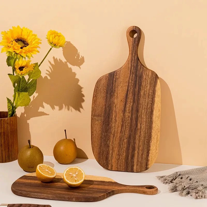 木迹-南美胡桃木大号歪脖子菜板