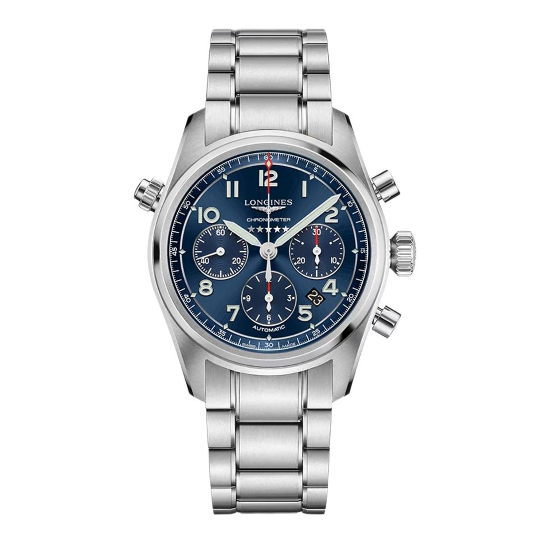 99新 Longines/浪琴 余/先行者820蓝盘/表径42mm/时尚/多功能