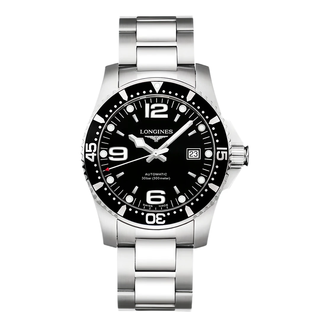 99新 Longines/浪琴 余/康卡斯742黑盘/表径41mm/男士经典