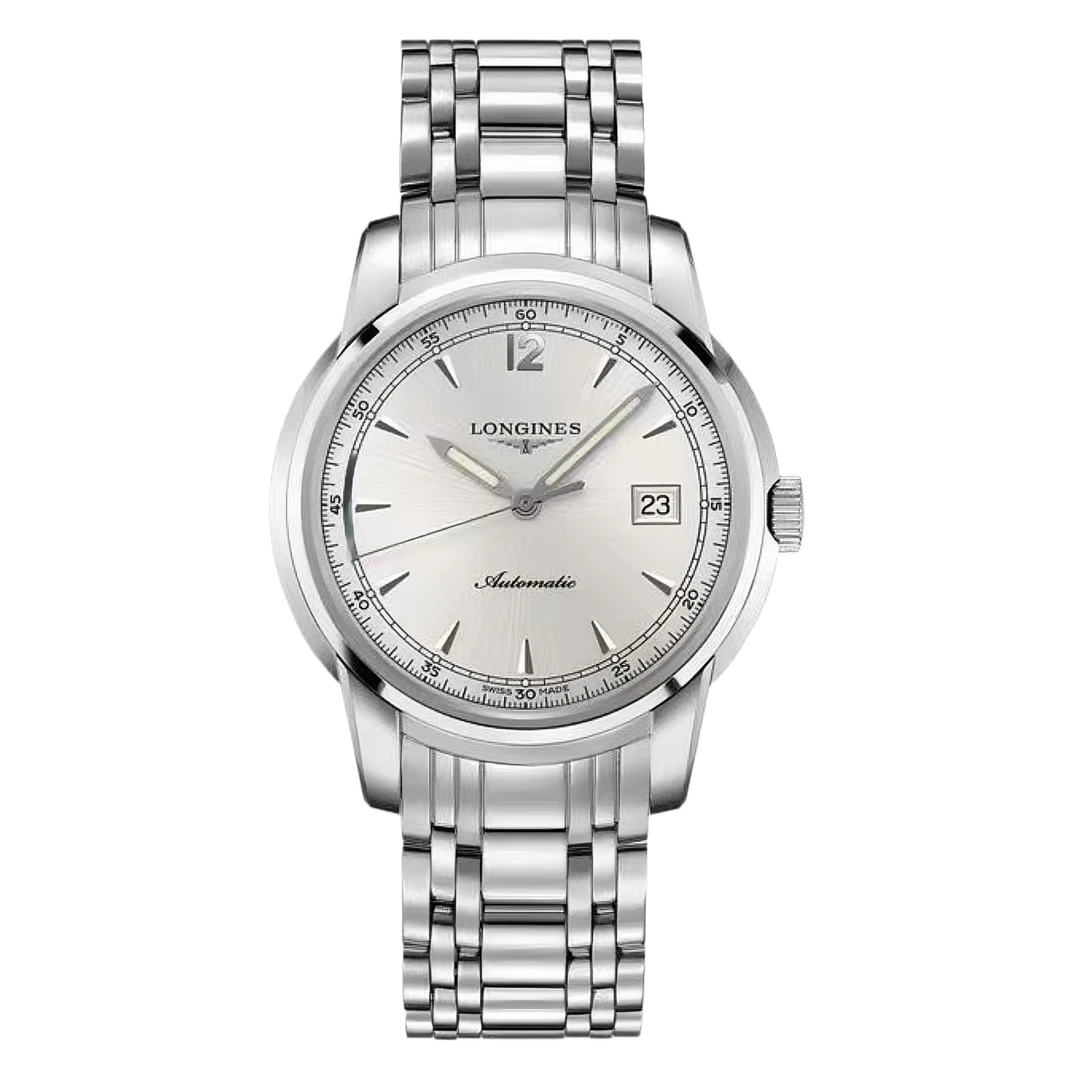 99新 Longines/浪琴 余/索伊米亚766/银白/表径41/经典