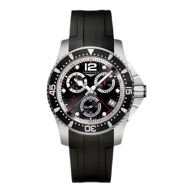 99新 Longines/浪琴 余/康卡斯743黑盘/公价10800/表径41/23年男