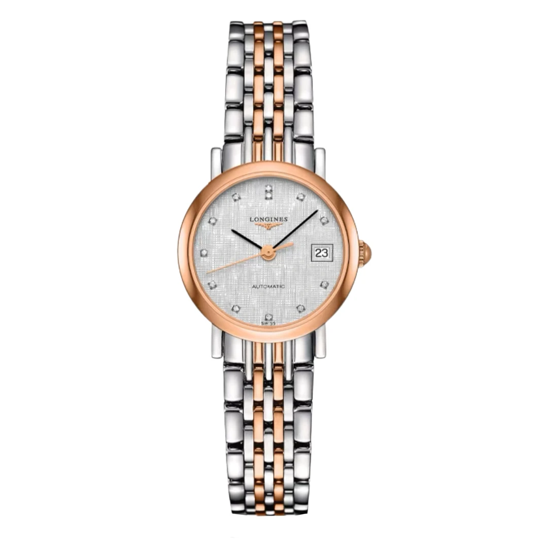 99新 Longines/浪琴 余/博雅309布纹/表径25.5mm/时尚优雅/女士