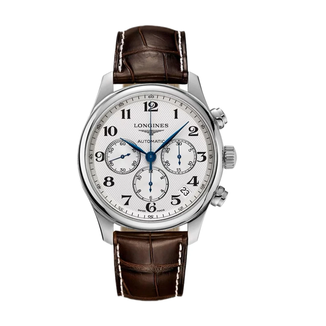 99新 Longines/浪琴 余/名匠859三眼白/表径44/腕表/男/多功能