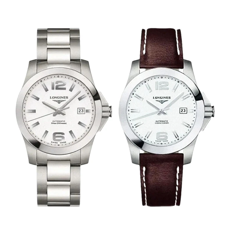 99新  99新 Longines/余康卡斯676白盘/公价9100/23年全套/39表径