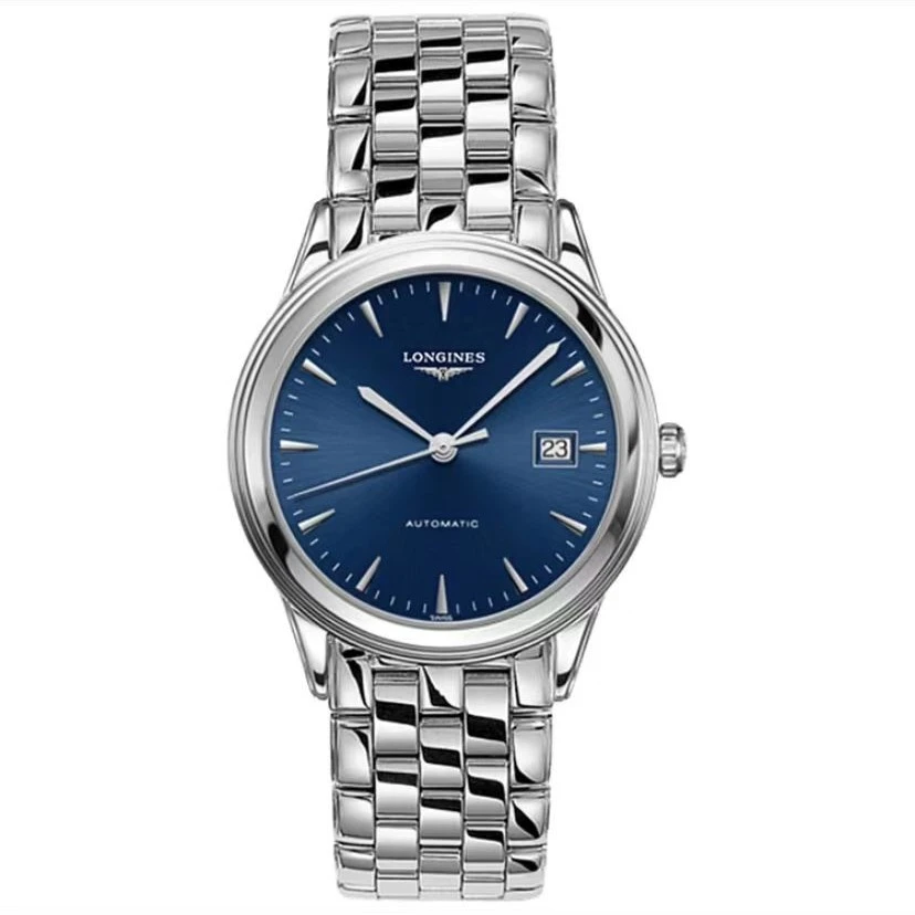 99新 Longines/浪琴 余/军旗974蓝条钉/38.5表径/经典时尚/男士