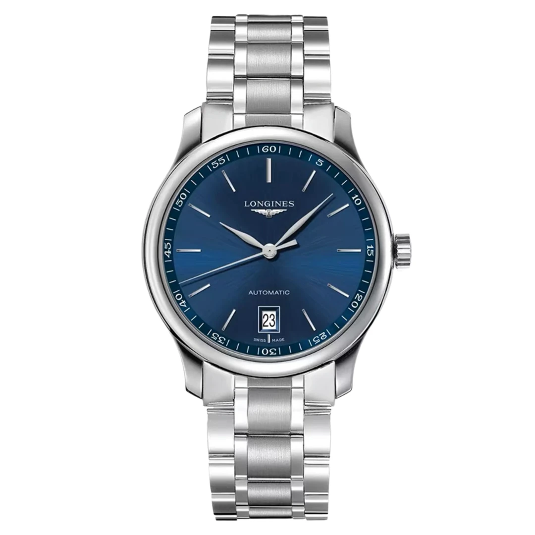 99新 Longines/浪琴 余/名匠628条钉蓝盘/38.5表径/男士/经典