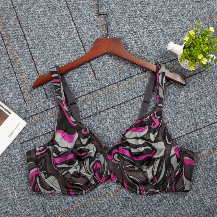 简约光面缩胸内衣A0039一片式全罩杯超簿有钢圈大码80-95CDEF