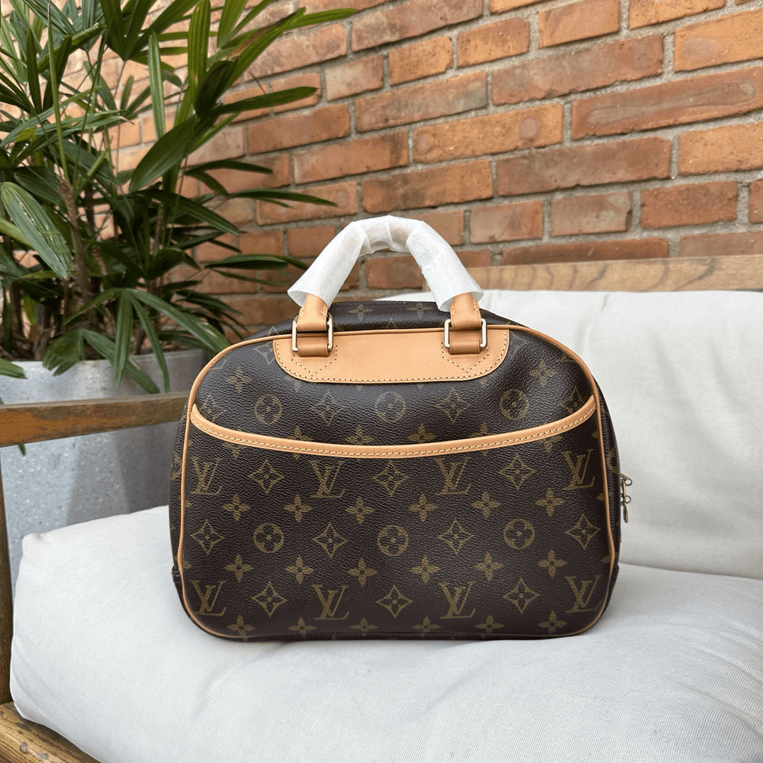 95新 LouisVuitton/路易威登 LV中古老花珍妮包