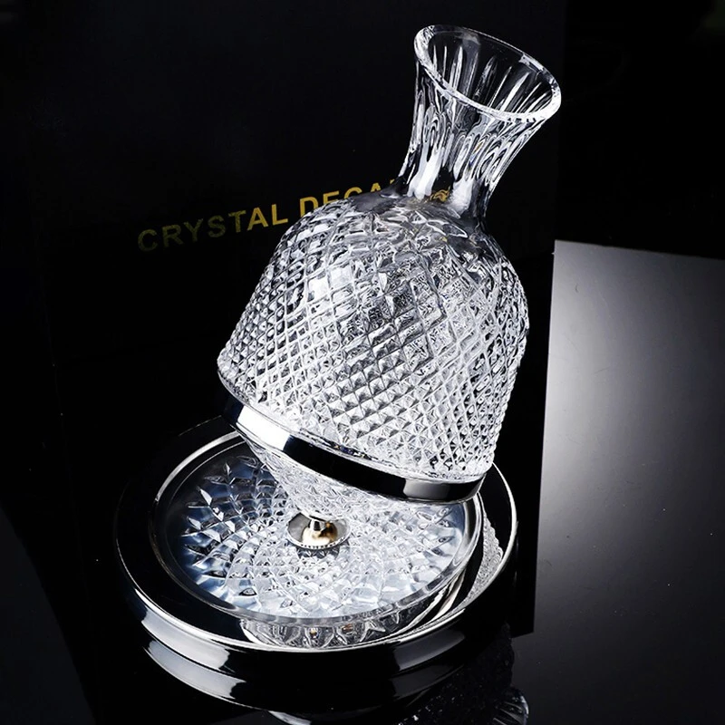 高级感旋转醒酒器家用创意醒酒器红酒套装红酒醒酒器摇摇醒酒器