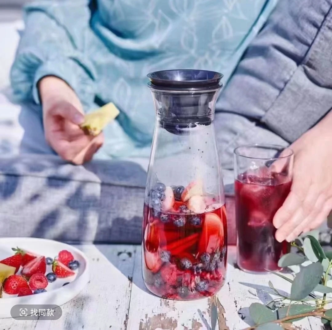 特百惠 1.3L清莹冷饮果汁壶 耐高温家用聚会泡茶壶