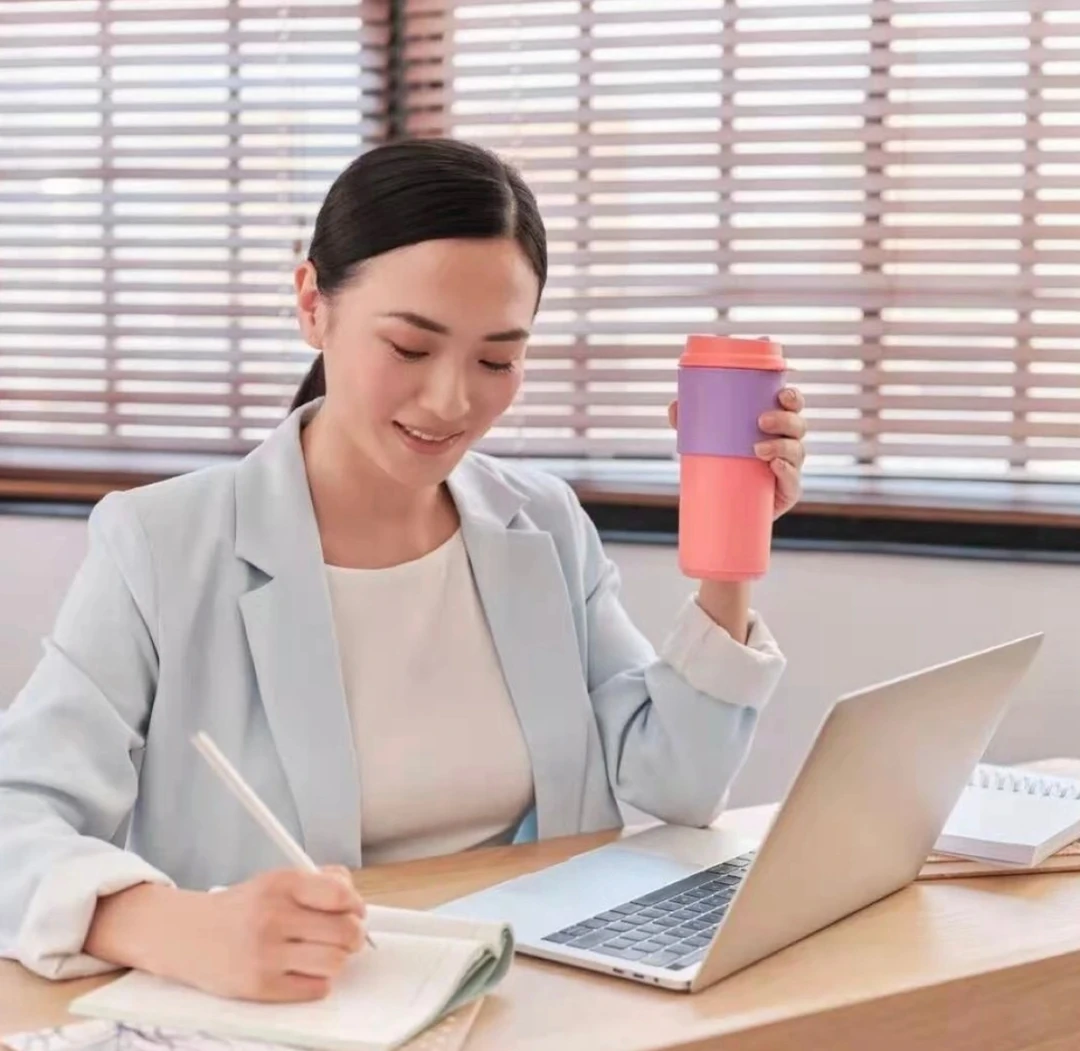 特百惠意醇咖啡杯  西柚红