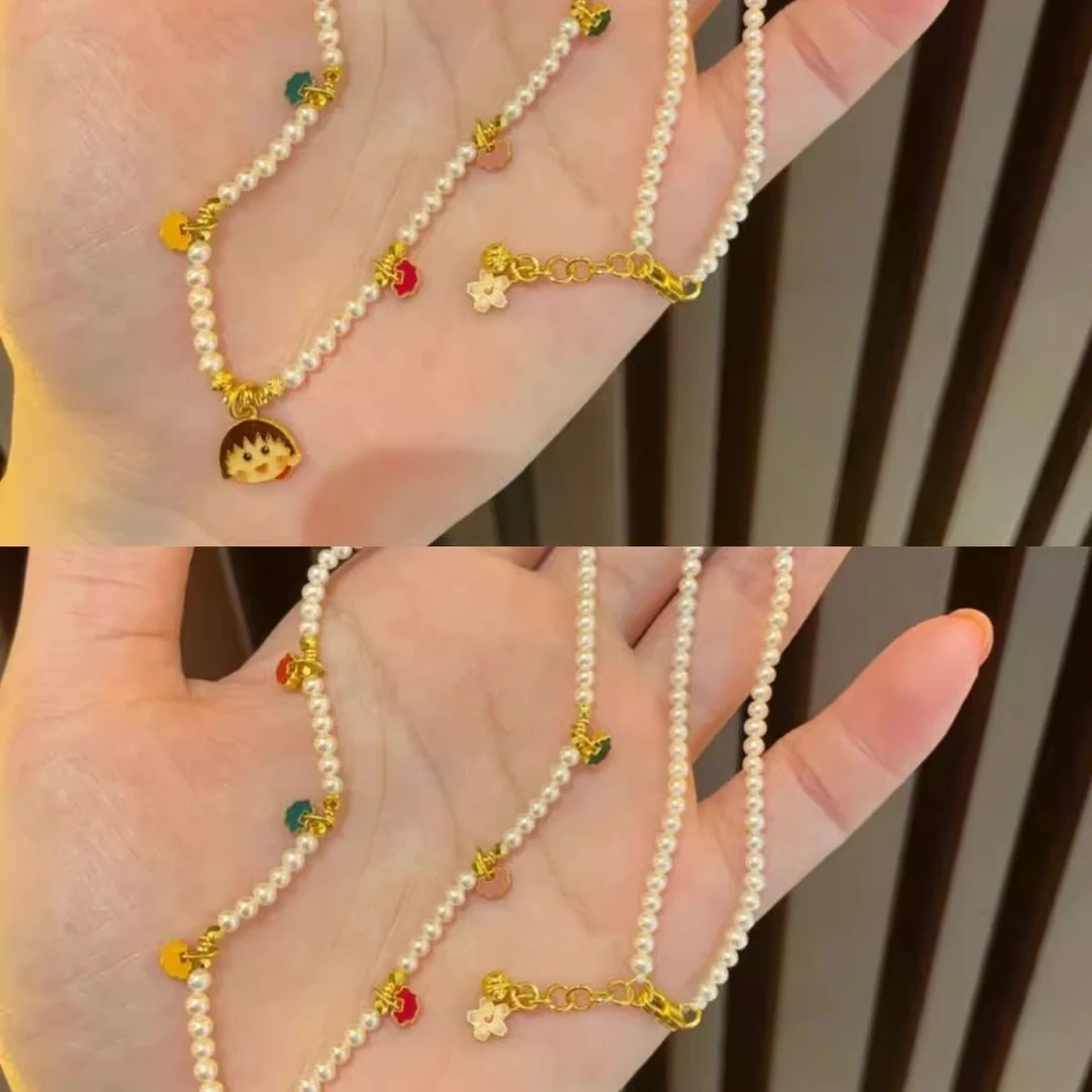 铜合金项链 2024新款甜美系项链女简约百搭小众高级感清新可爱饰