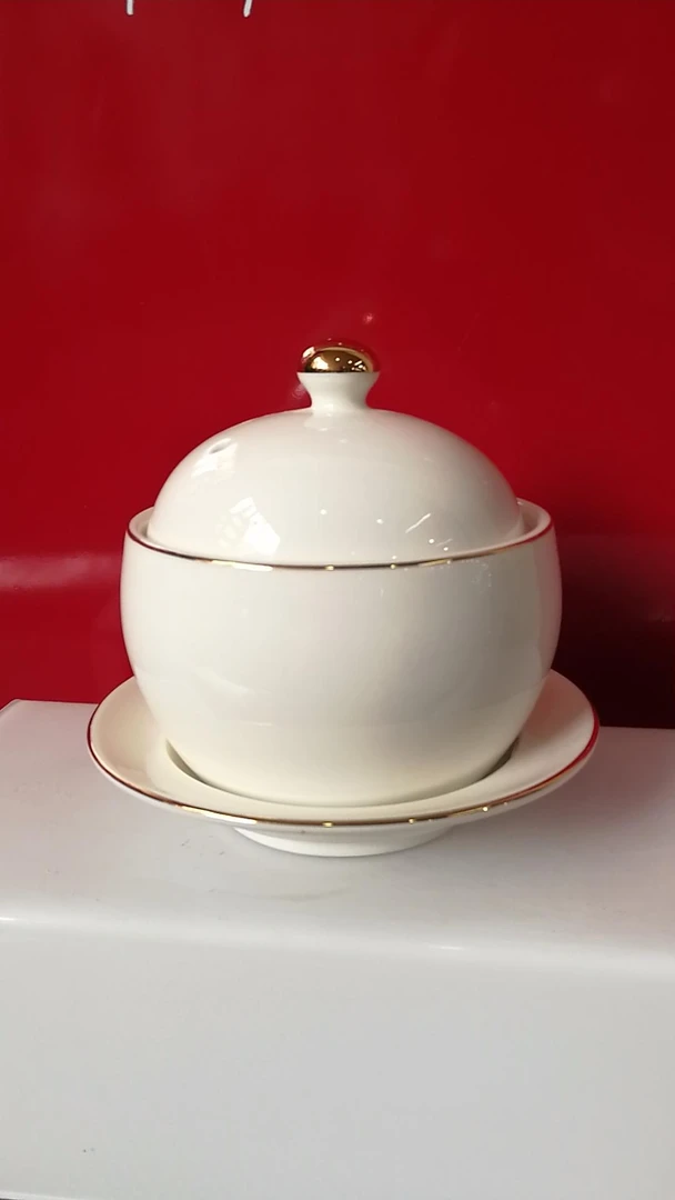 德化久光陶瓷炖盅海参鱼翅个吃220ml