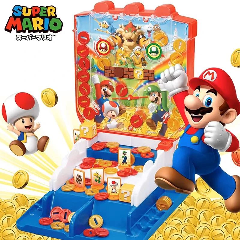 EPOCH超级玛丽马里奥大电影幸运金币争夺战推币机益智亲子玩具