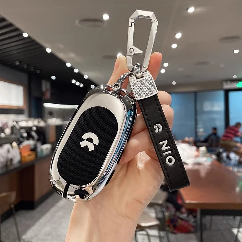 2024新款蔚来es6车钥匙套et5壳et5t ec6 es8 et7包es7高档ec7扣男