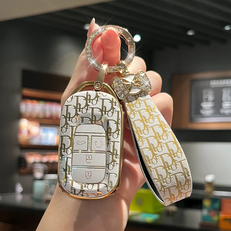 本田钥匙套十一代思域包23款CRV壳22款新款型格e:NS1车高档扣女