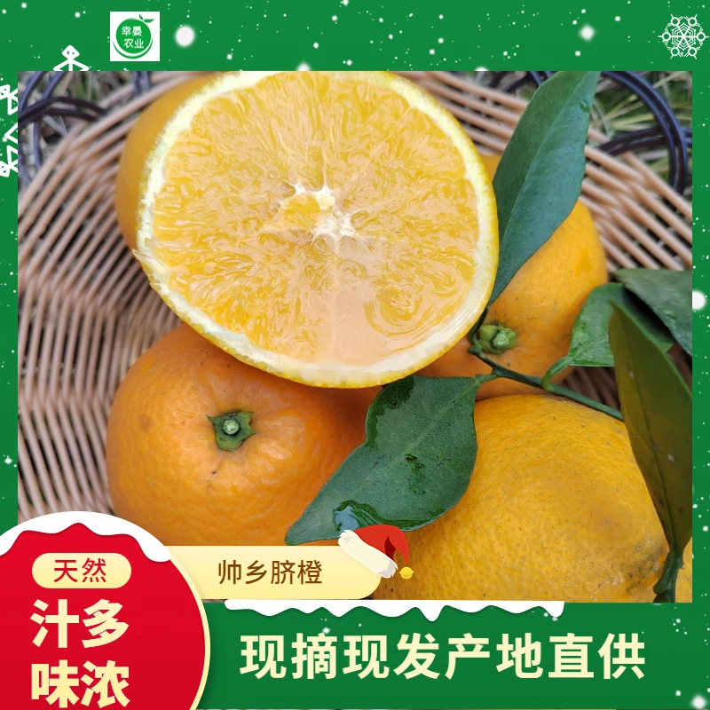 带箱10斤农家果园直供包邮开州脐橙天然橙子应急水果优选现摘现发