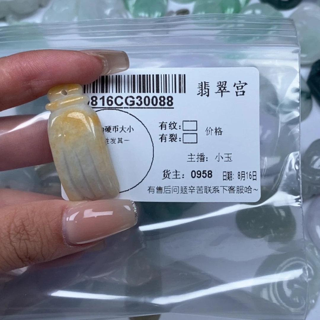 【闪购商品】翡翠吊坠(不含链)未镶嵌翡翠