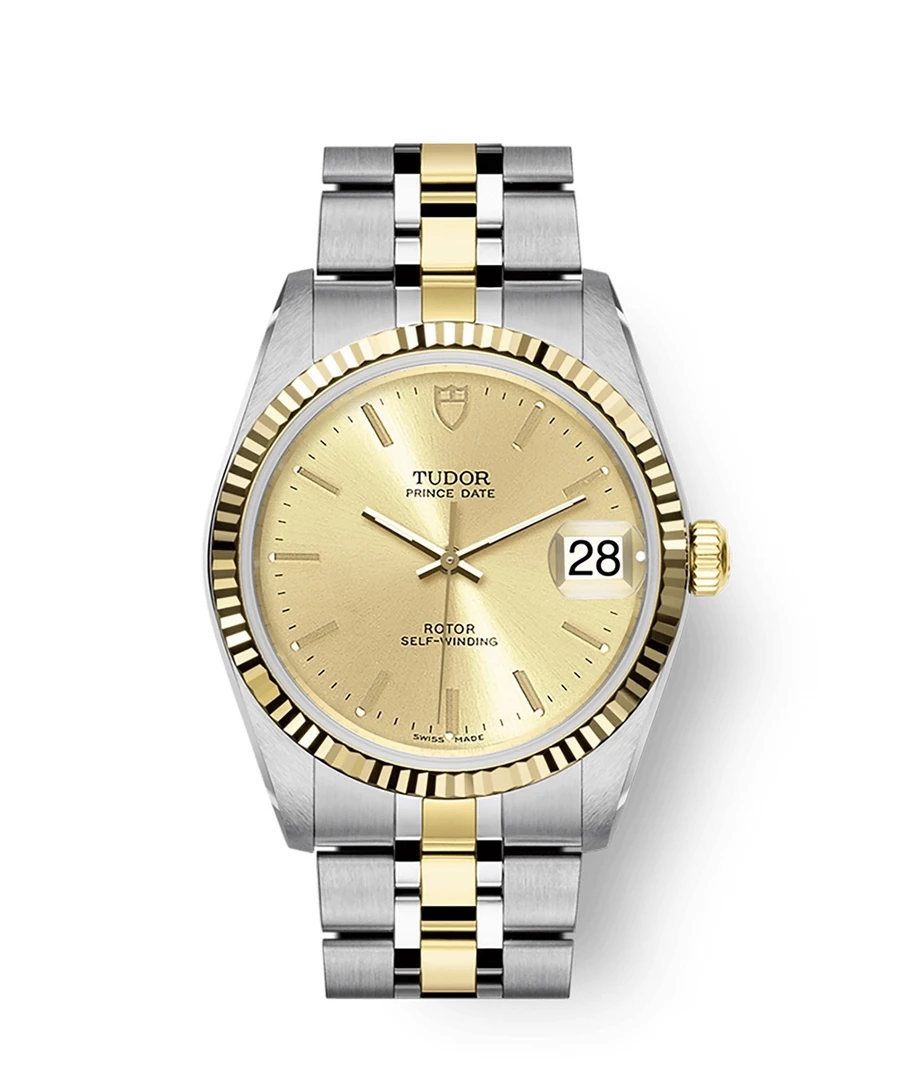 99新 TUDOR/帝舵 王子日历型 m74033-0002/34/24900/单表