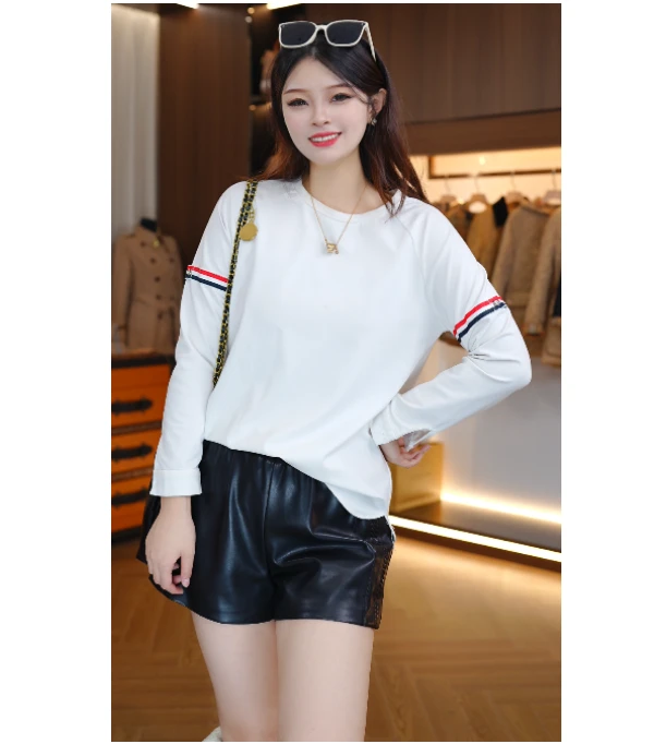 129981时尚百搭T恤打底上衣气质轻奢